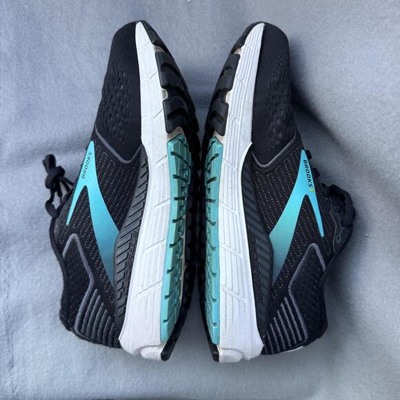 Brooks Shoes Womens Size 8.5 Black Blue Ariel 20 Running Stability Support - Picture 8 of 11
